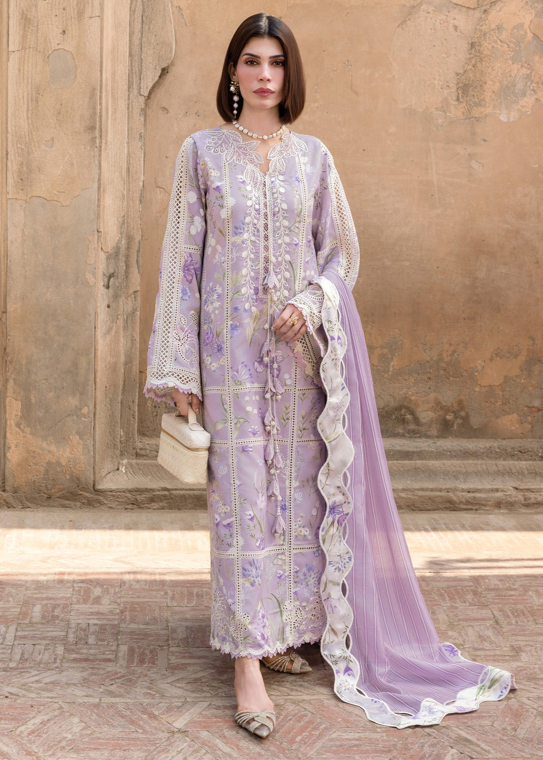 Crimson | flow lawn 26 | A SUMMER DANCE - D2B - by Libasekhas UK - Registered Vendor of : Crimson - 100% Original Designer Dress