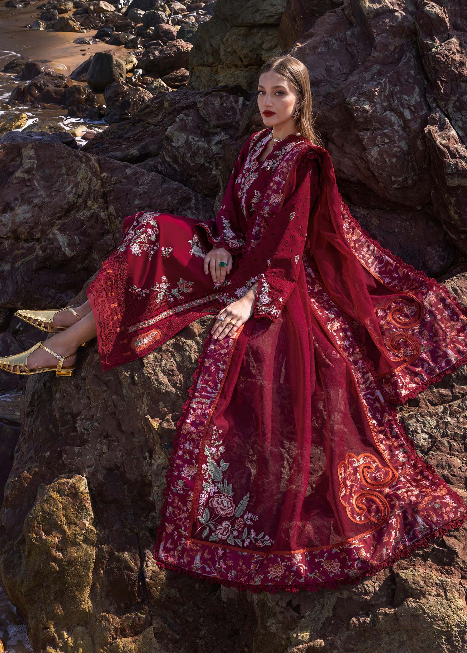 Crimson | Floe by Crimson | Parsi Threads - D5 B - Ladies Clothes -  Libasekhas