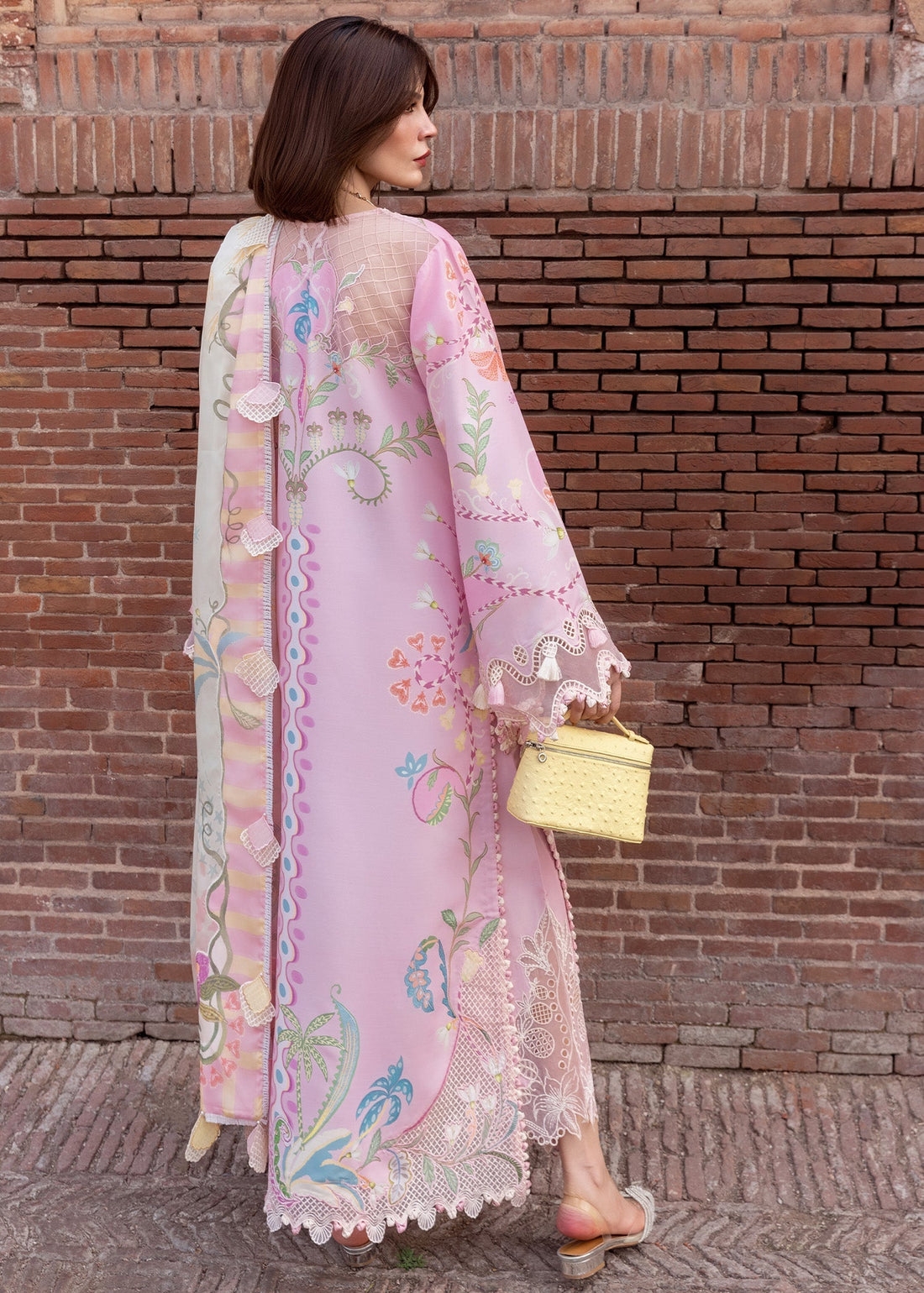 Crimson | flow lawn 26 | OUT OF MANY HEARTS - D6A - by Libasekhas UK - Registered Vendor of : Crimson - 100% Original Designer Dress