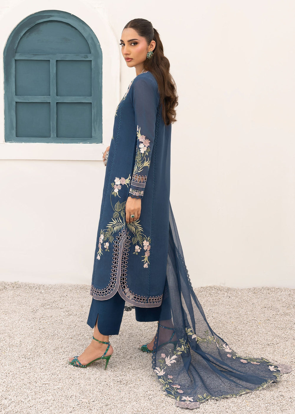Saira Shakira | Rosea Casual Pret 25 | Midnight - by Libasekhas UK - Registered Vendor of : Saira Shakira - 100% Original Designer Dress