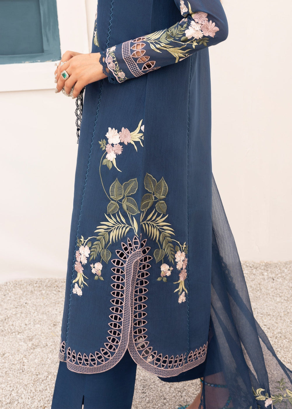 Saira Shakira | Rosea Casual Pret 25 | Midnight - by Libasekhas UK - Registered Vendor of : Saira Shakira - 100% Original Designer Dress
