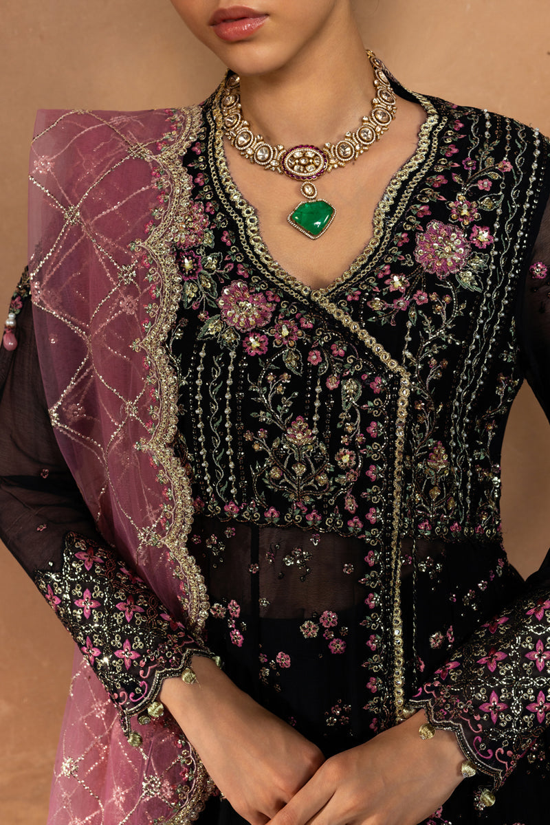 Rangrasiya | Chiffon Formals | Sofia - by Libasekhas UK - Registered Vendor of : Rangrasiya - 100% Original Designer Dress