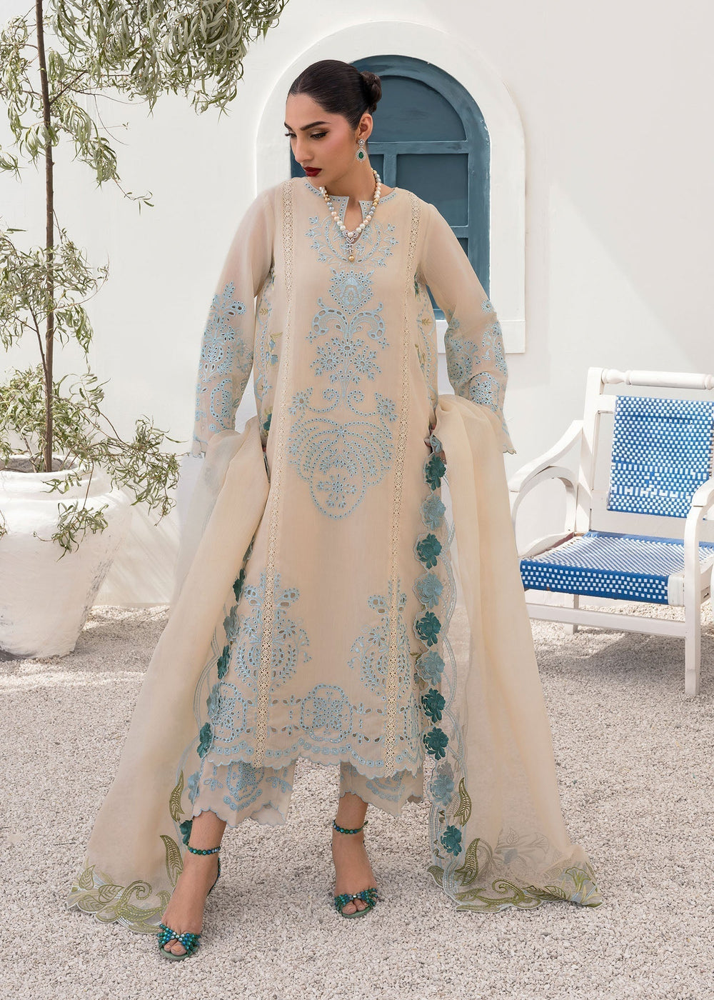 Saira Shakira | Rosea Casual Pret 25 | Serra - by Libasekhas UK - Registered Vendor of : Saira Shakira - 100% Original Designer Dress