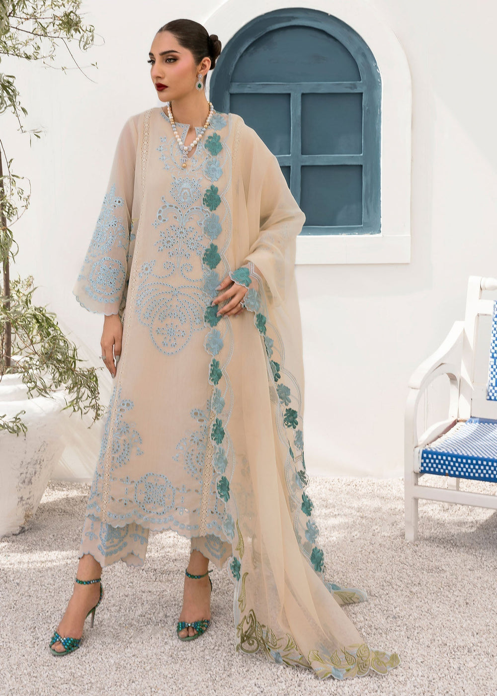 Saira Shakira | Rosea Casual Pret 25 | Serra - by Libasekhas UK - Registered Vendor of : Saira Shakira - 100% Original Designer Dress