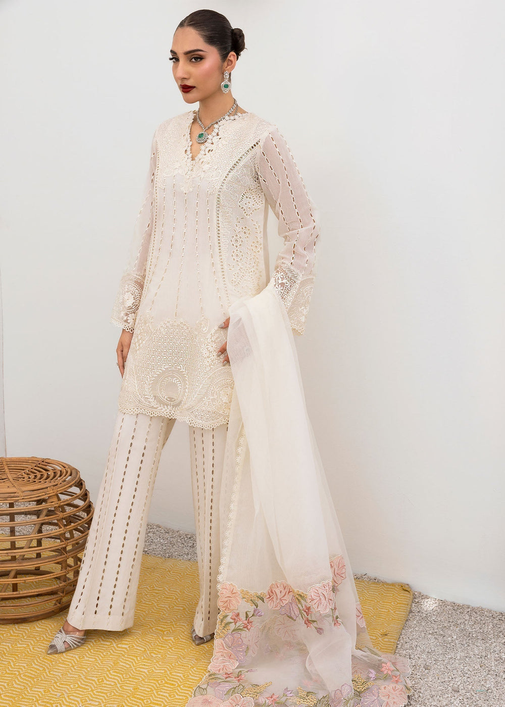 Saira Shakira | Rosea Casual Pret 25 | Dew - by Libasekhas UK - Registered Vendor of : Saira Shakira - 100% Original Designer Dress