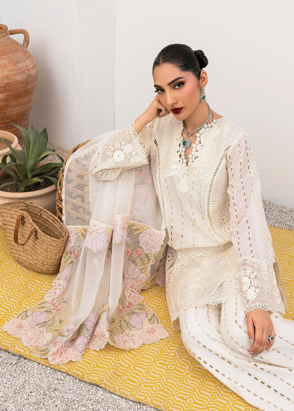 Saira Shakira | Rosea Casual Pret 25 | Dew - by Libasekhas UK - Registered Vendor of : Saira Shakira - 100% Original Designer Dress