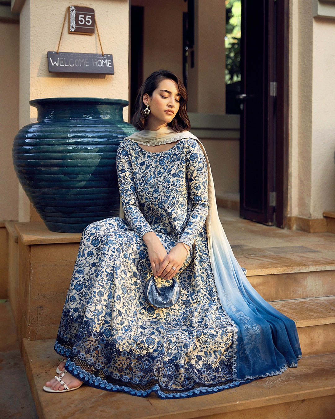 Faiza Saqlain | Carmela Luxury Pret | Terylin - by - Libasekhas UK - Registered Vendor of : Faiza Saqlain - 100% Original Designer Dresss