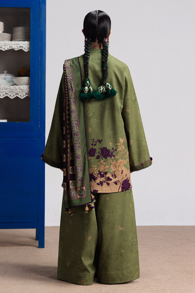 Zara ShahJahan | Coco Prints Winter 26 | Iris-8B - by Libasekhas UK - Registered Vendor of : Zara ShahJahan - 100% Original Designer Dress