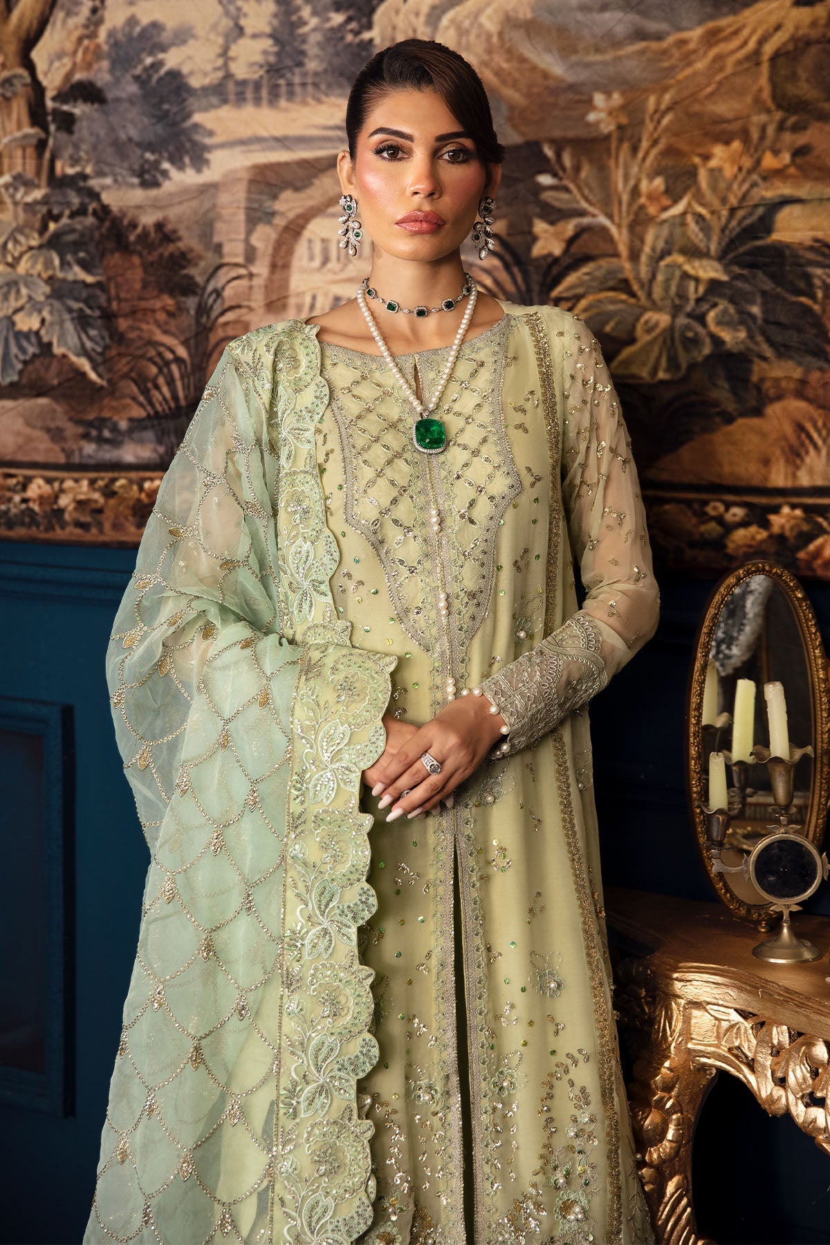 Nureh | Elanora Formal 24 | NEL-50-Meadow - by - Libasekhas UK - Registered Vendor of : Nureh - 100% Original Designer Dresss