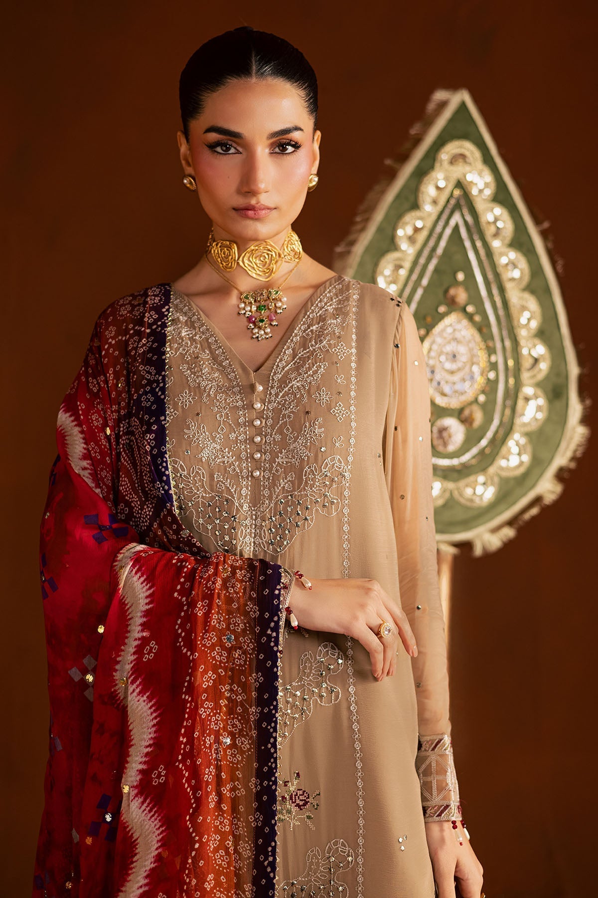 Nureh | Mukeshkari Formals | MK-22 - by Libasekhas UK - Registered Vendor of : Nureh - 100% Original Designer Dress