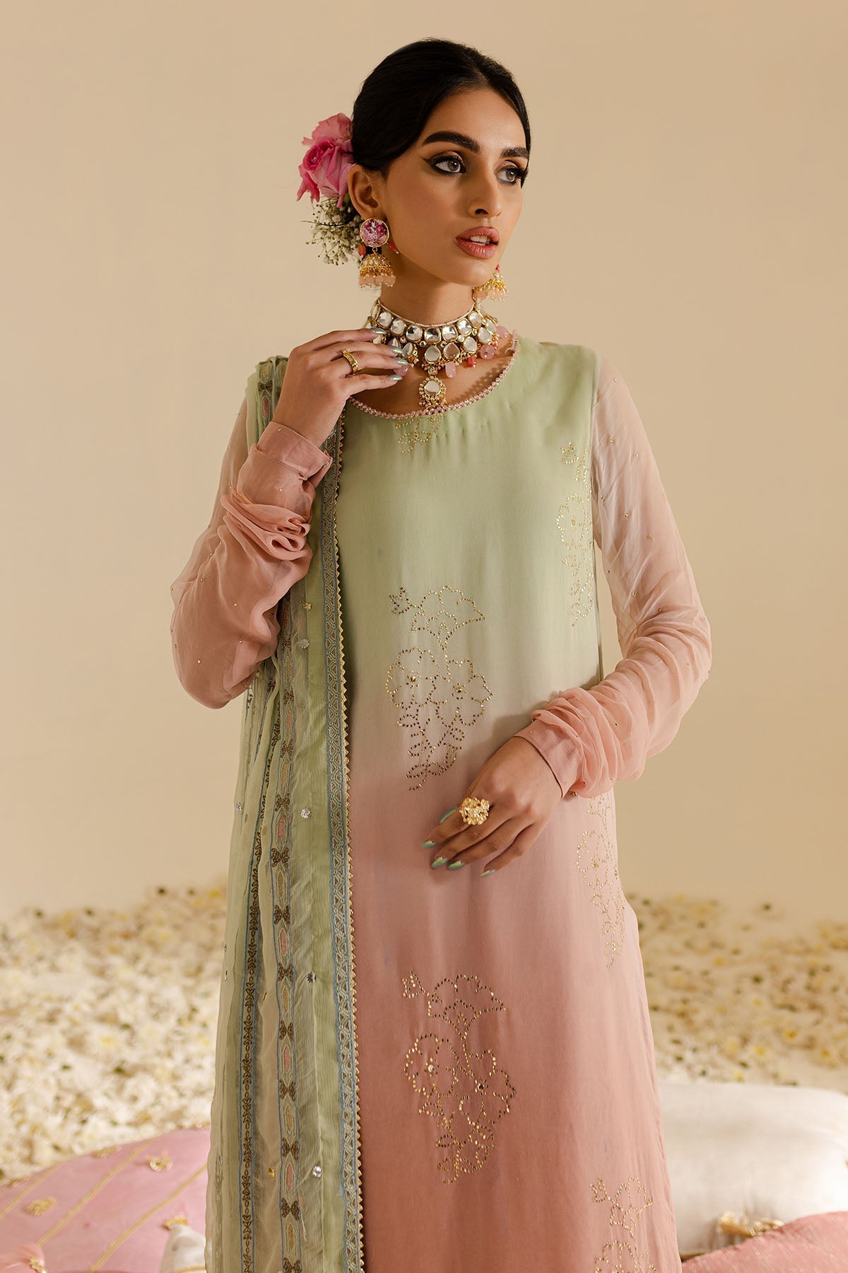Nureh | Mukeshkari Formals | MK-07 - by - Libasekhas UK - Registered Vendor of : Nureh - 100% Original Designer Dresss