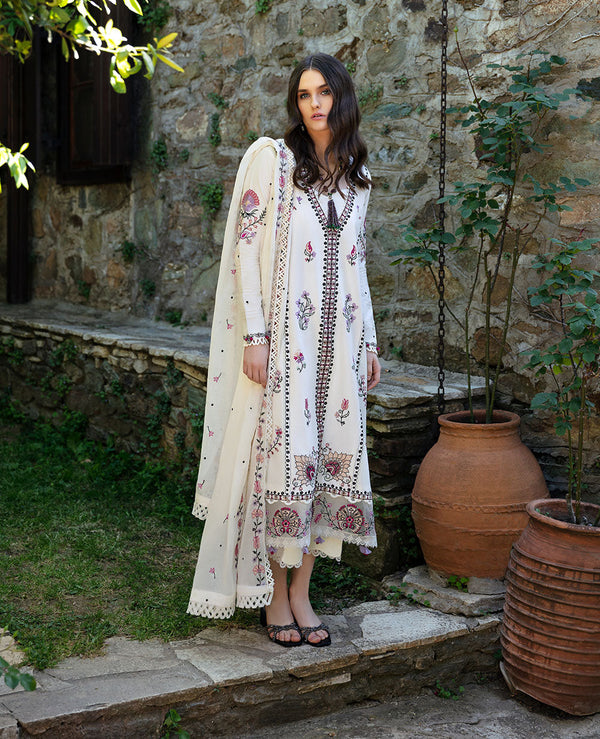 Republic Womenswear | Aylin Summer Lawn 24 | Muguet (D1-B) - by - Libasekhas UK - Registered Vendor of : Republic Womenswear - 100% Original Designer Dresss