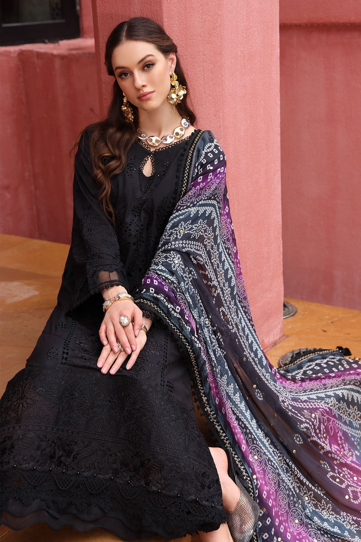 Nureh | Bazaar Lawn 25 | NE-110 - by - Libasekhas UK - Registered Vendor of : Nureh - 100% Original Designer Dresss