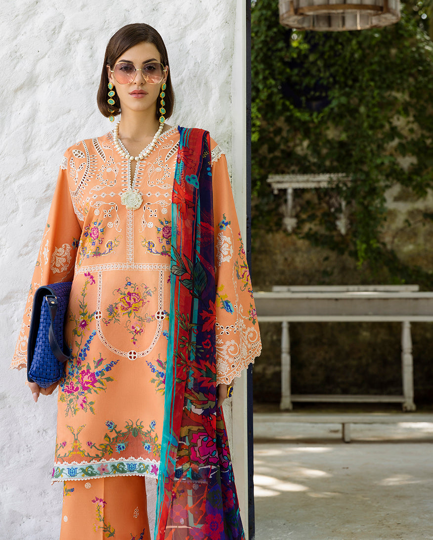 Esmel | Mon Tresor Luxe Lawn 26 | Que Sera Sera - by Libasekhas UK - Registered Vendor of : Esmel - 100% Original Designer Dress