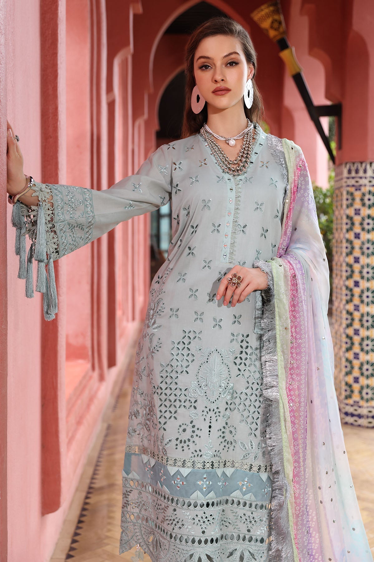 Nureh | Bazaar Lawn 25 | NE-111 - by - Libasekhas UK - Registered Vendor of : Nureh - 100% Original Designer Dresss