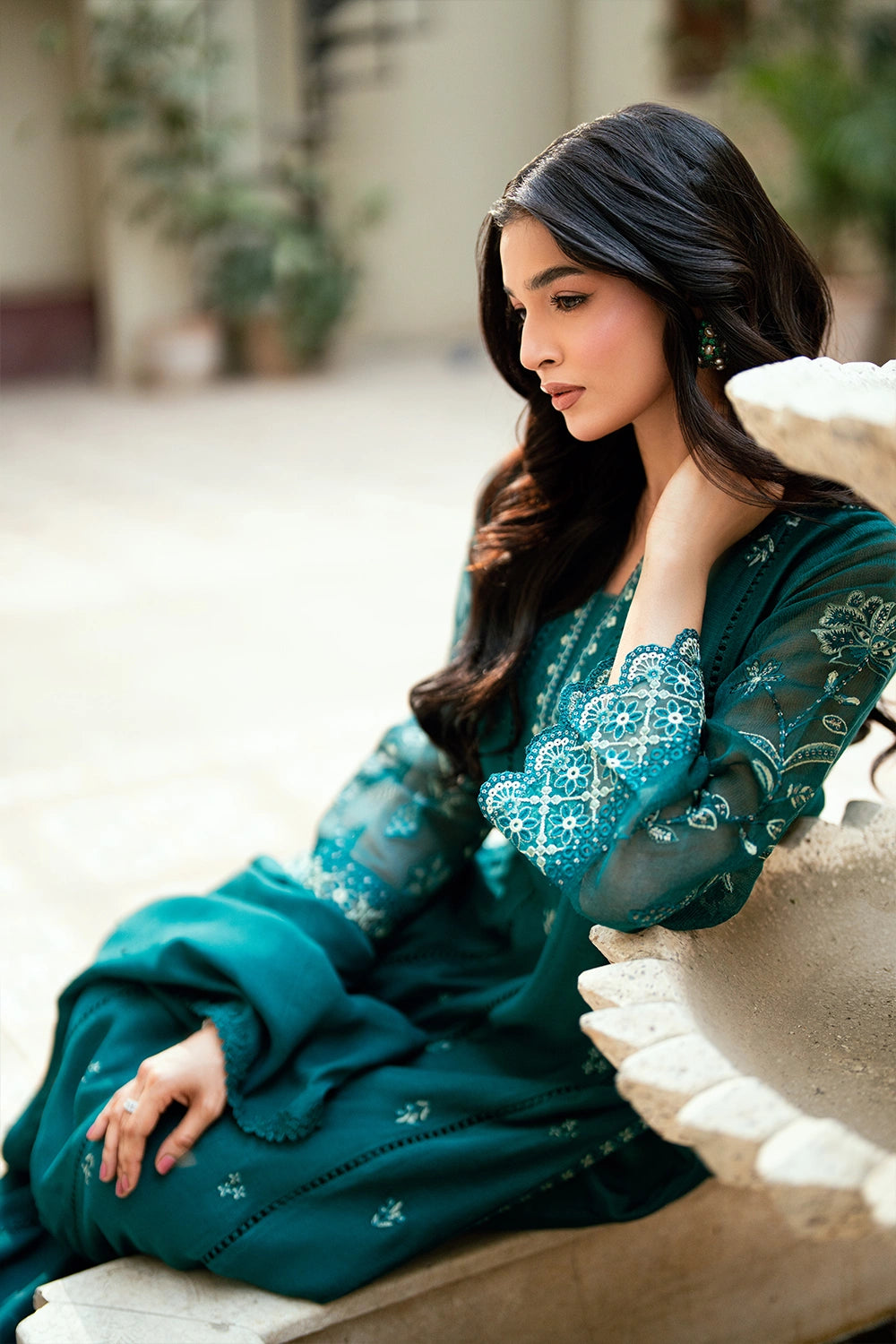 Azure | Vogue Formals | Emerald Empress - by Libasekhas UK - Registered Vendor of : Azure - 100% Original Designer Dress