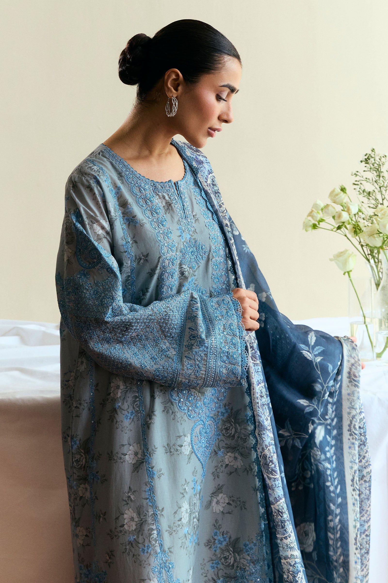 Zara Shahjahan | Coco Eid Edit | Fleuron-D6 - by - Libasekhas UK - Registered Vendor of : Zara Sahjahan - 100% Original Designer Dresss
