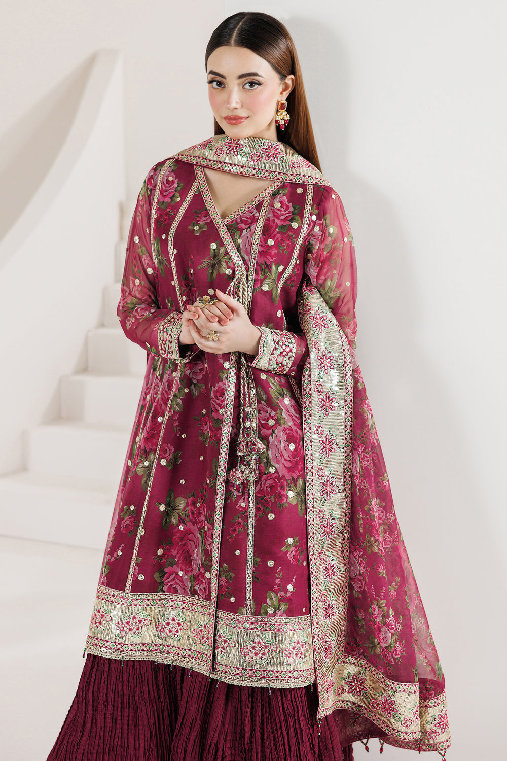 Farasha | Formals 26 | Rouge Reign - by Libasekhas UK - Registered Vendor of : Farasha - 100% Original Designer Dress