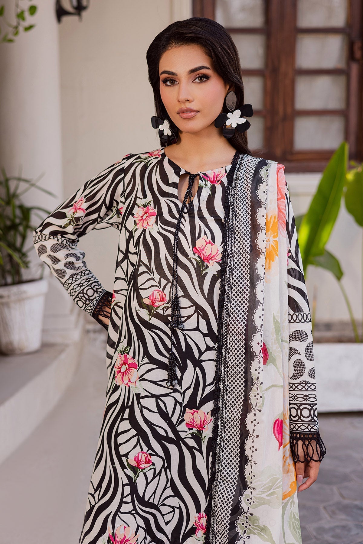 Nureh | Rania Prints | NR-08 - by Libasekhas UK - Registered Vendor of : Nureh - 100% Original Designer Dress