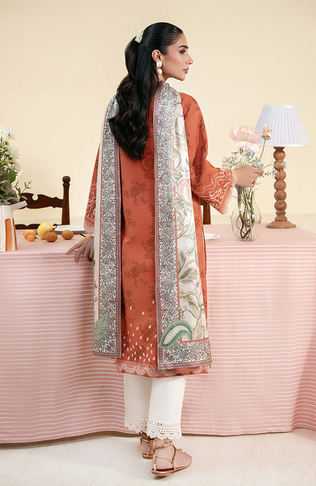 Seran | Daffodils Lawn 24 | Rowan - by - Libasekhas UK - Registered Vendor of : Seran - 100% Original Designer Dresss