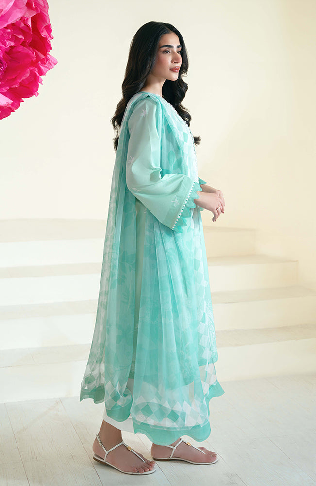 Seran | Daffodils Lawn 24 | Beverly - by - Libasekhas UK - Registered Vendor of : Seran - 100% Original Designer Dresss
