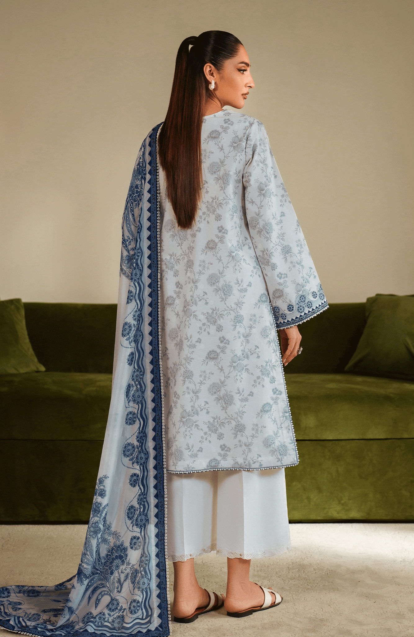 Seran | Ilara Cambric | AZZURA - by Libasekhas UK - Registered Vendor of : Seran - 100% Original Designer Dress