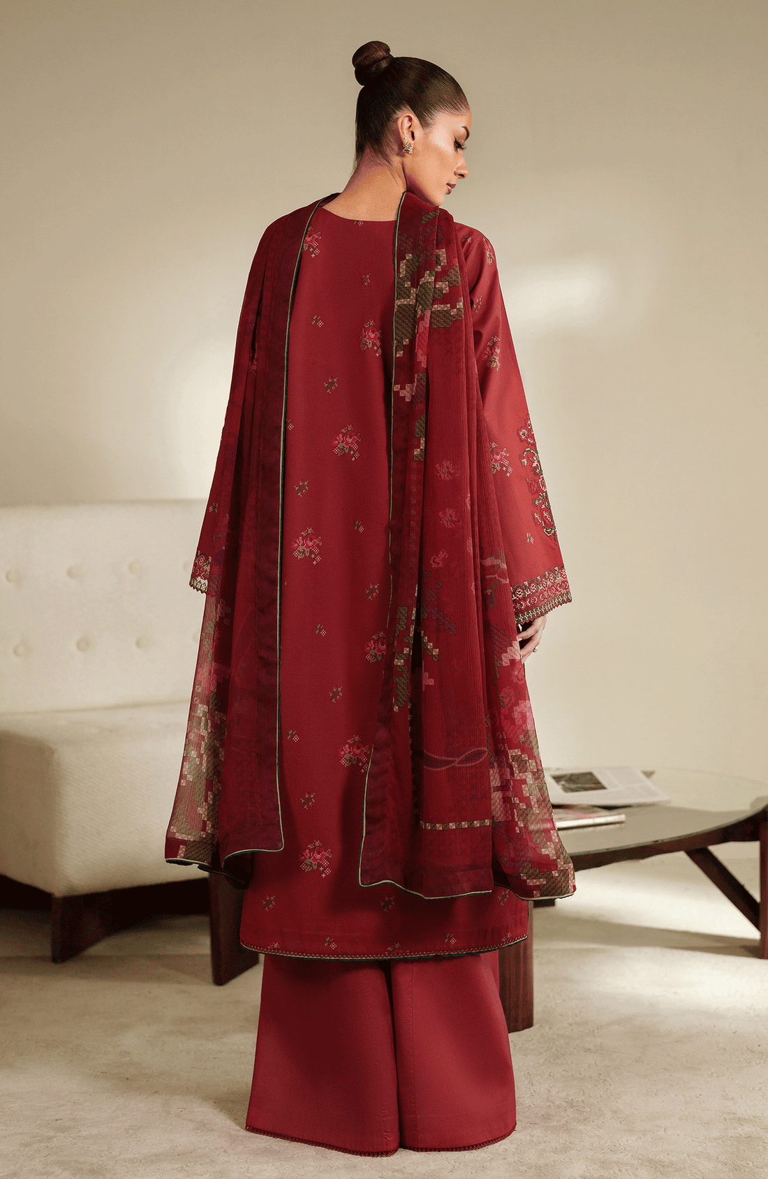 Seran | Ilara Cambric | SORREL - by Libasekhas UK - Registered Vendor of : Seran - 100% Original Designer Dress