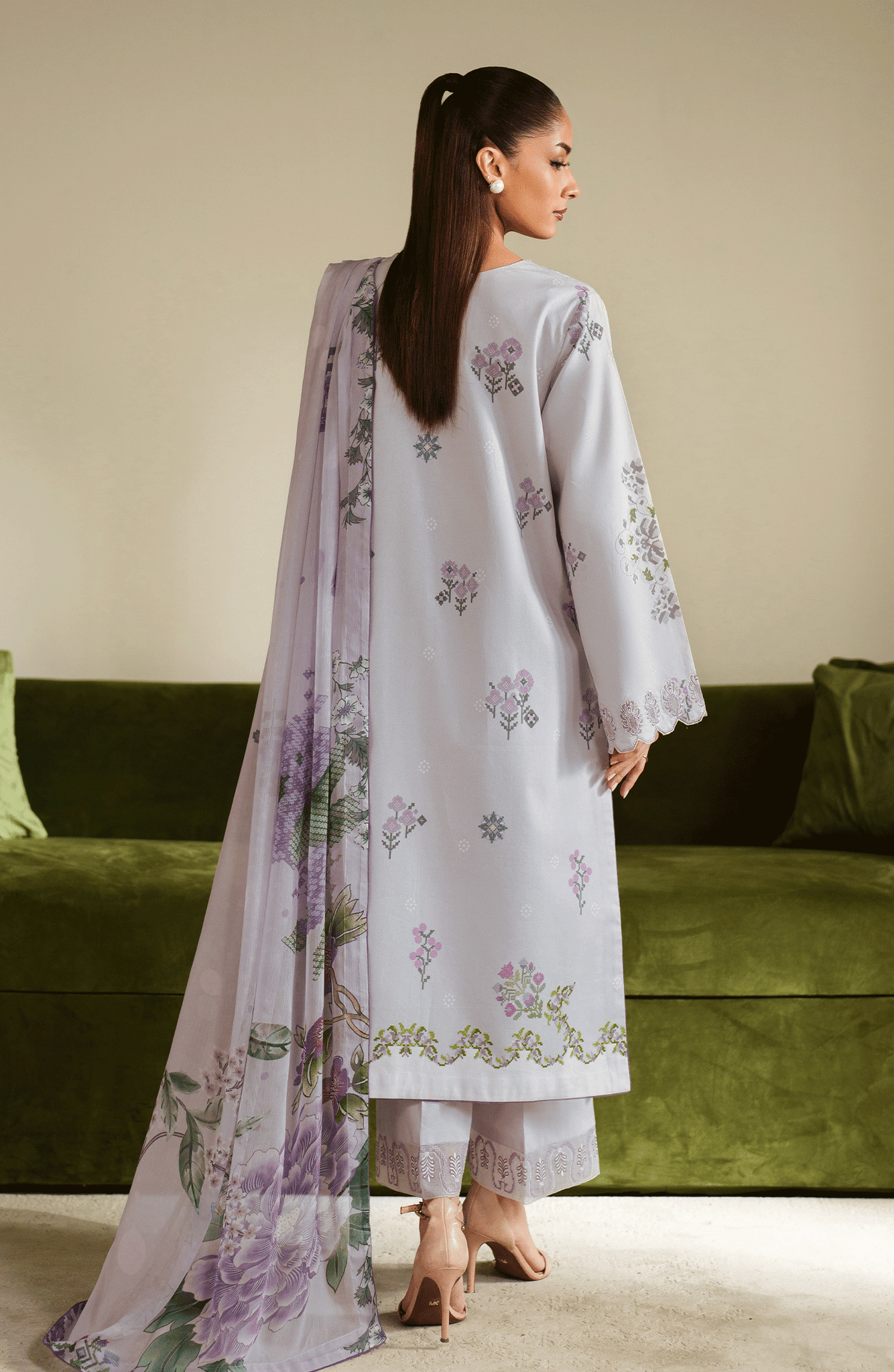 Seran | Ilara Cambric | LAVARA - by Libasekhas UK - Registered Vendor of : Seran - 100% Original Designer Dress