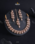 Elara Necklace - by - Libasekhas UK - Registered Vendor of : Zeesy - 100% Original Designer Dresss