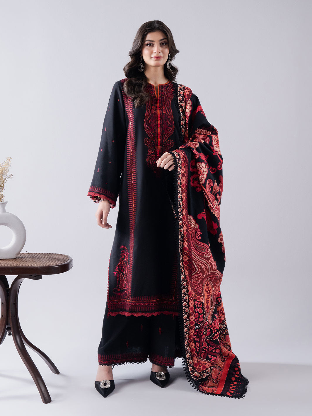 Faiza Faisal | Winter Edit 2024 | ZAREEN - by - Libasekhas UK - Registered Vendor of : Faiza Faisal - 100% Original Designer Dresss