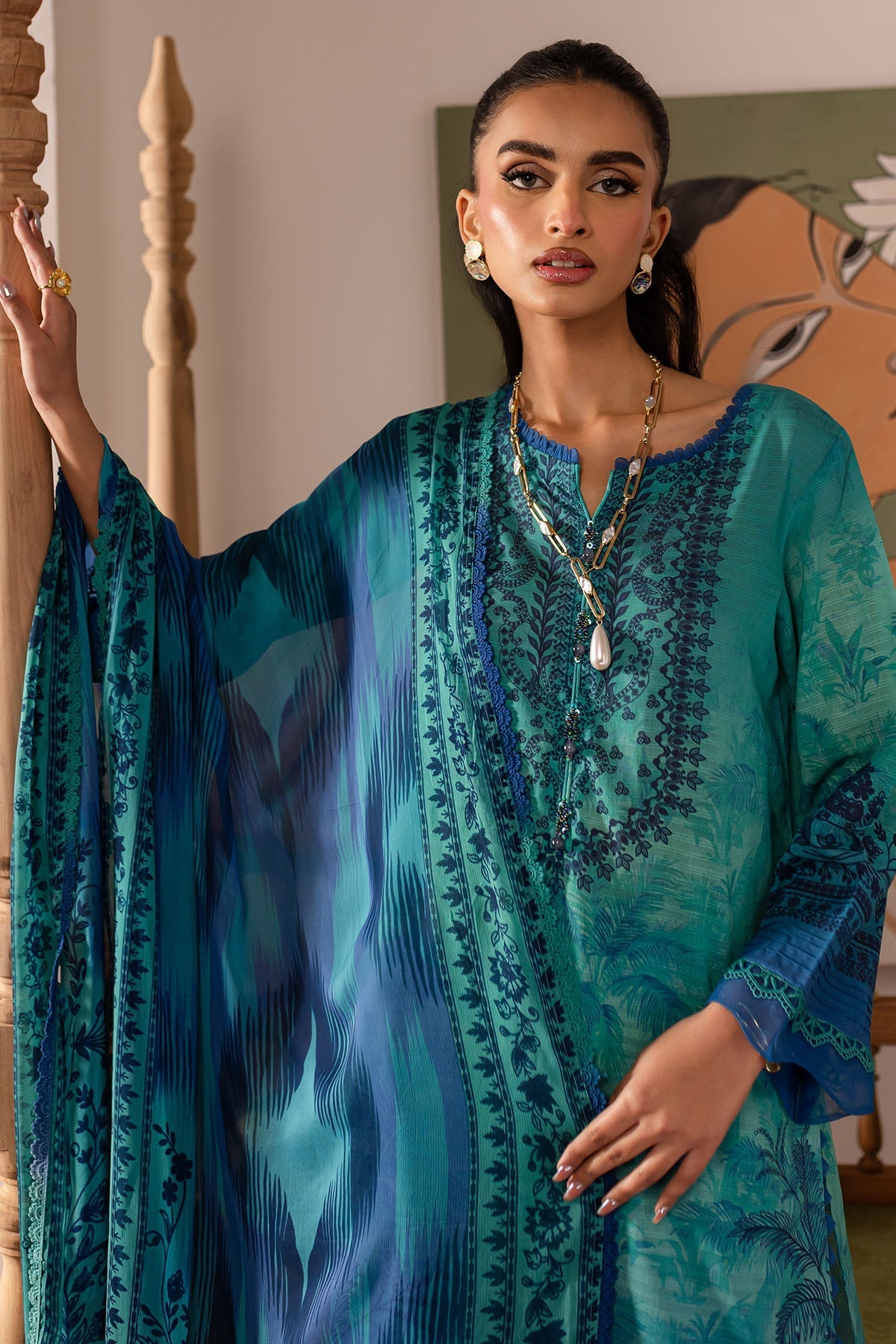 Nureh | Printed lawn 25 | SP-138 - by - Libasekhas UK - Registered Vendor of : Nureh - 100% Original Designer Dresss