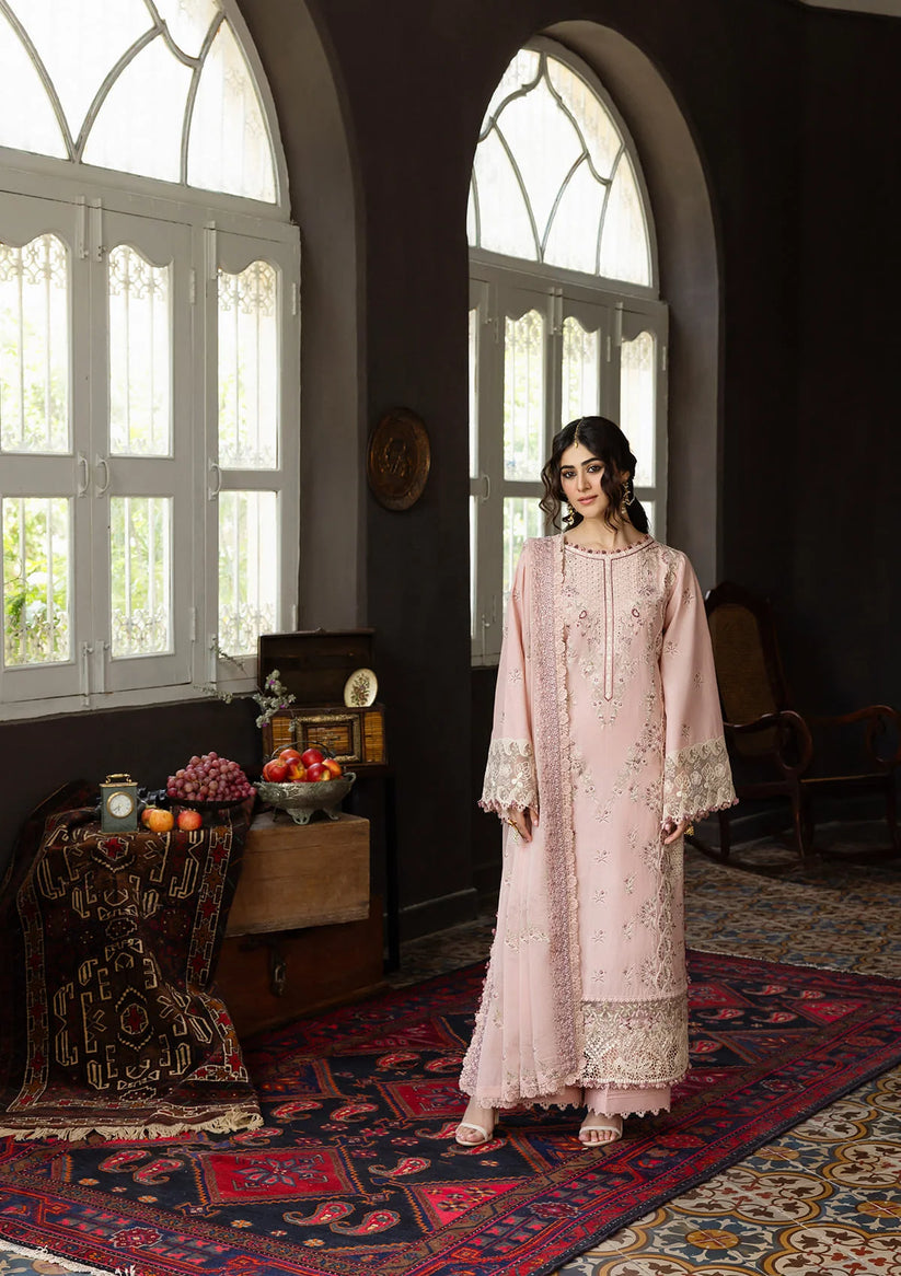 Kahf Premium | Kahf Karandi 25 | KKH-08 ROSABELLE - by Libasekhas UK - Registered Vendor of : Kahf Premium - 100% Original Designer Dress