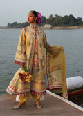 Hussain Rehar | Kalabagh Luxury Lawn 26 | Ochre - by Libasekhas UK - Registered Vendor of : Hussain Rehar - 100% Original Designer Dress