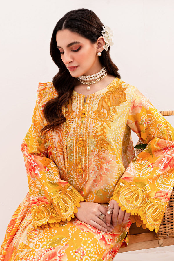 Nureh | Gardenia Lawn 24 | NSG-143 - by - Libasekhas UK - Registered Vendor of : Nureh - 100% Original Designer Dresss
