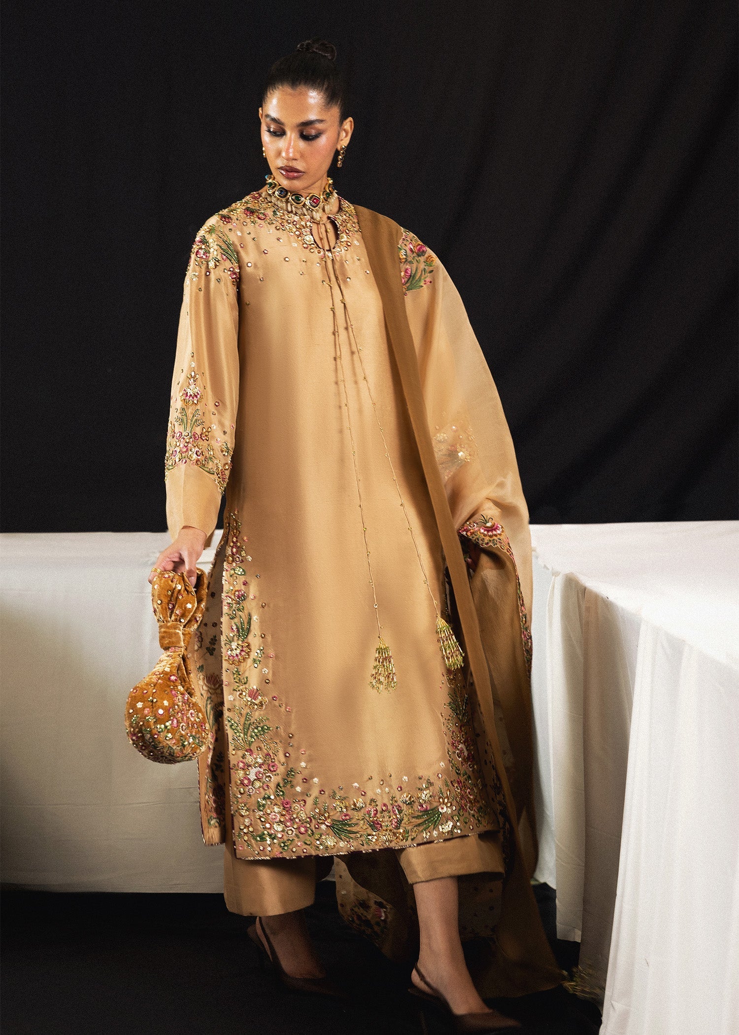 Hussain Rehar | Luxury Pret 26 | Aurelia - by Libasekhas UK - Registered Vendor of : Hussain Rehar - 100% Original Designer Dress