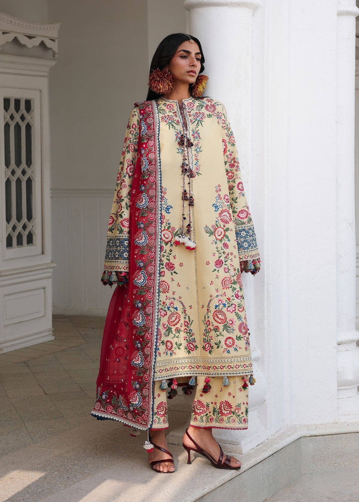 Hussain Rehar | Kalabagh Luxury Lawn 26 | Zubdah - by Libasekhas UK - Registered Vendor of : Hussain Rehar - 100% Original Designer Dress