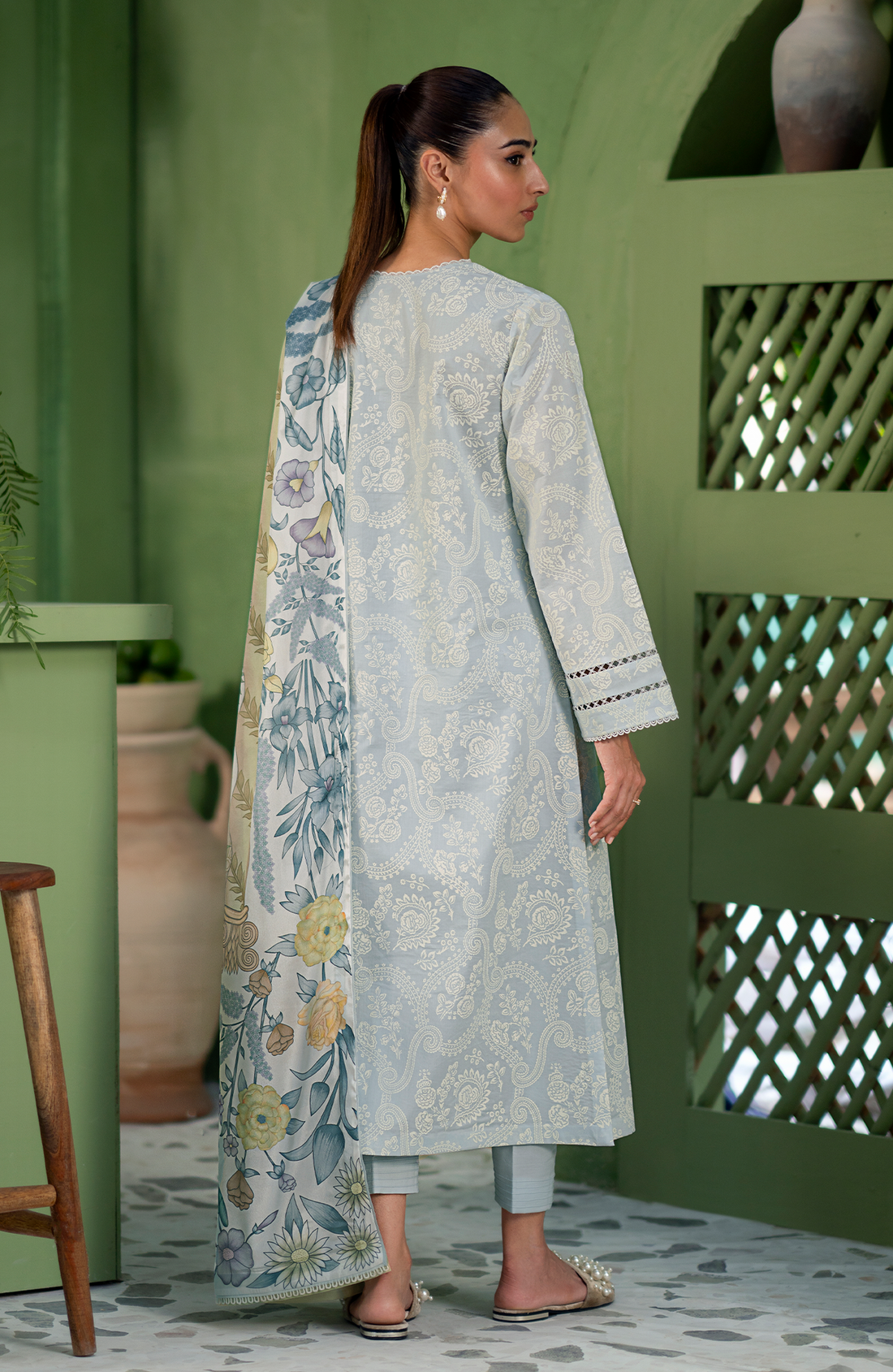 Seran | Artisan Lawn 25 | GLACE - by - Libasekhas UK - Registered Vendor of : Seran - 100% Original Designer Dresss