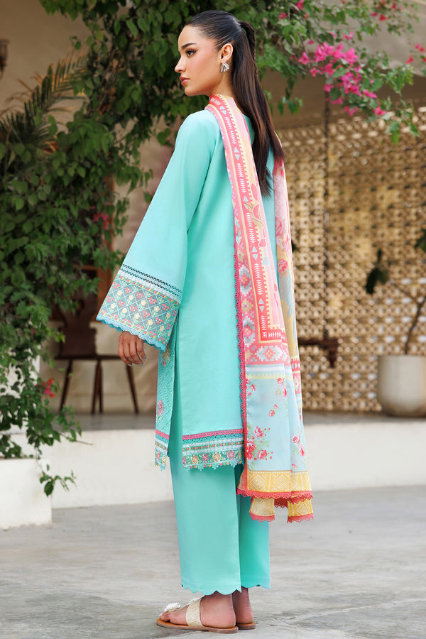 Farasha | Summer Weaves Embroidered Lawn | Ocean Veil - by - Libasekhas UK - Registered Vendor of : Farasha - 100% Original Designer Dresss
