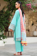 Farasha | Summer Weaves Embroidered Lawn | Ocean Veil - by - Libasekhas UK - Registered Vendor of : Farasha - 100% Original Designer Dresss