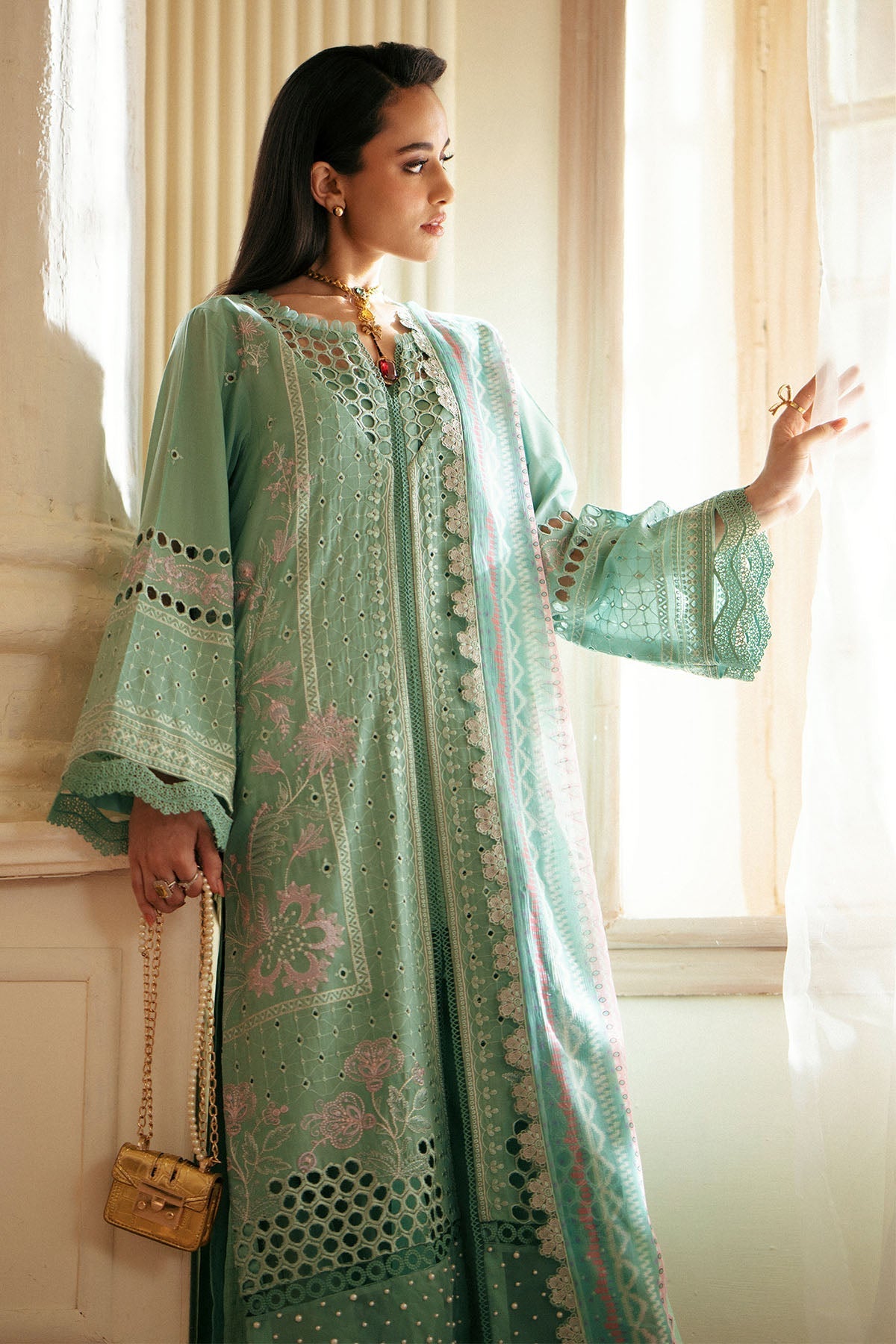 Nureh | Maya Lawn | NS-144 - by - Libasekhas UK - Registered Vendor of : Nureh - 100% Original Designer Dresss