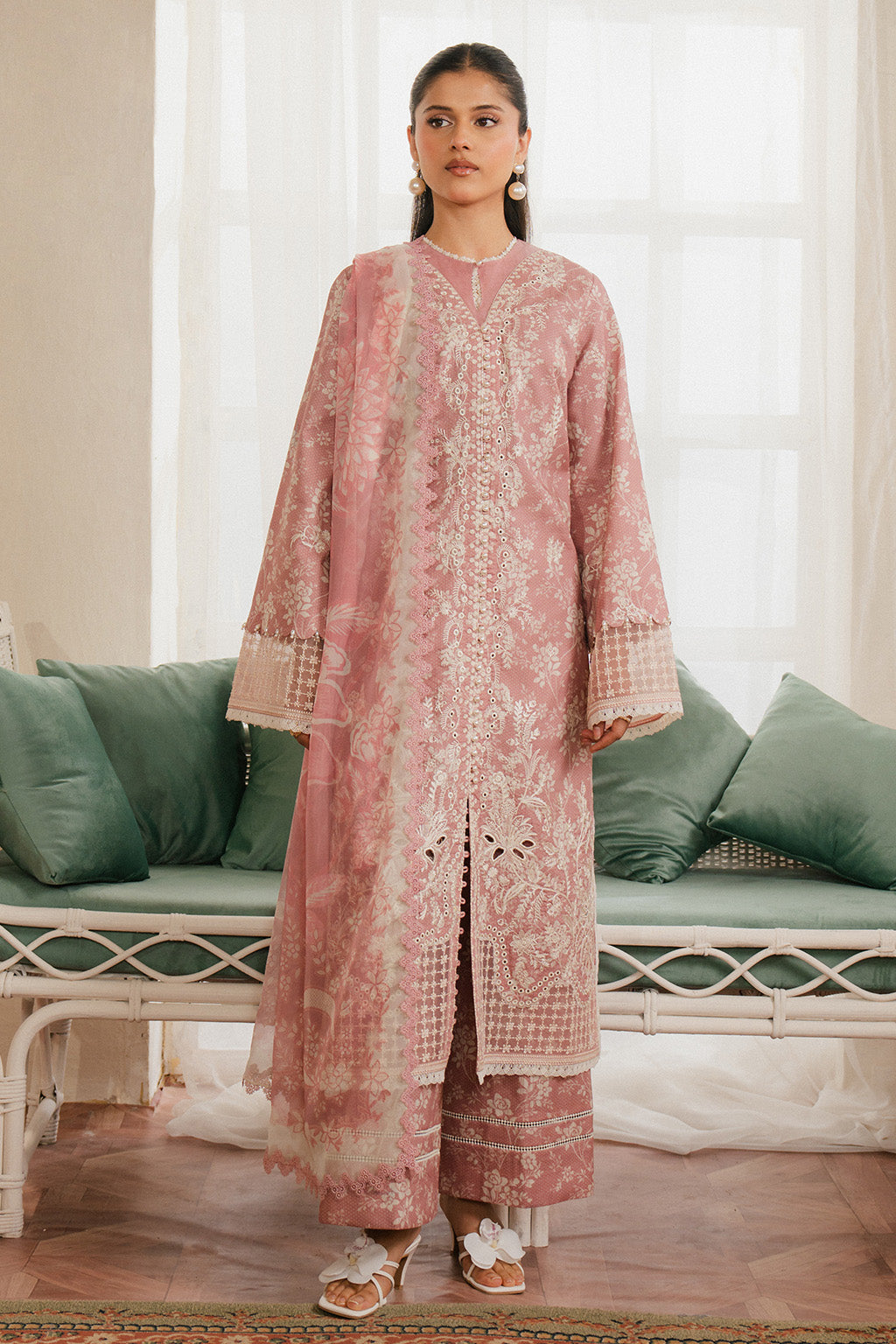 Ayzel | Armelia Printed Lawn 25 | Sylvie - by - Libasekhas UK - Registered Vendor of : Ayzel - 100% Original Designer Dresss