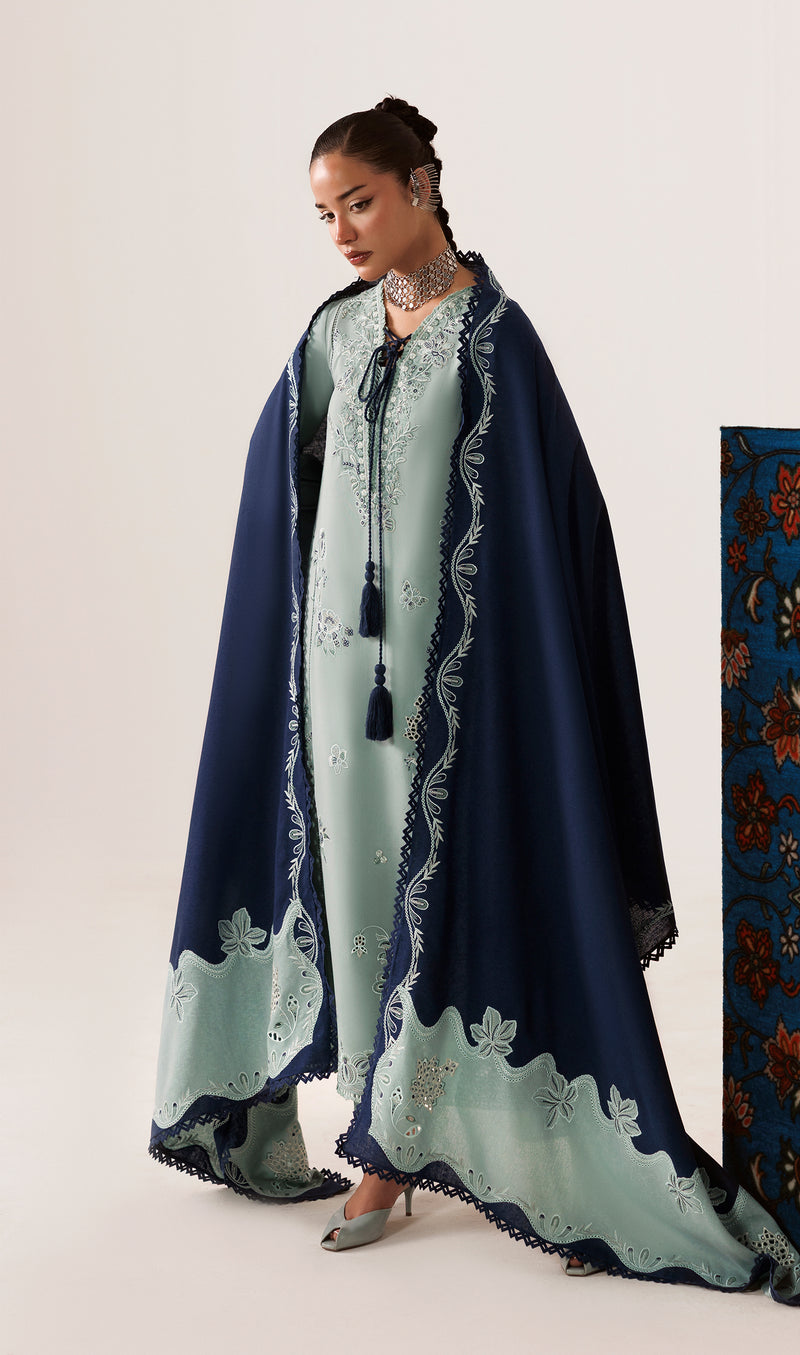 Qalamkar | Q Line Linen 26 | QLW-11 TALIYA - by Libasekhas UK - Registered Vendor of : Qalamkar - 100% Original Designer Dress
