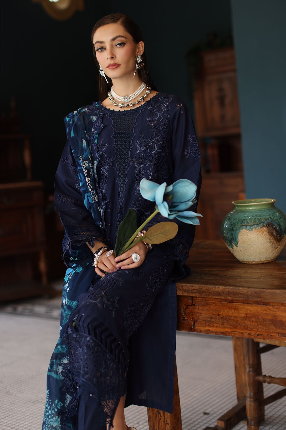 Nureh | Maya Lawn | NS-158 - by - Libasekhas UK - Registered Vendor of : Nureh - 100% Original Designer Dresss