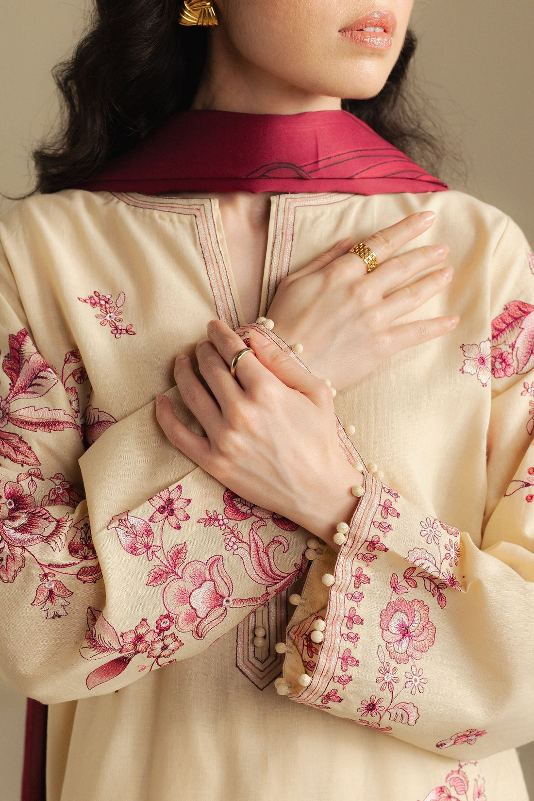 Zara Shahjahan | Coco Winter 25 | Snowdrop-10A - by Libasekhas UK - Registered Vendor of : Zara Shahjahan - 100% Original Designer Dress