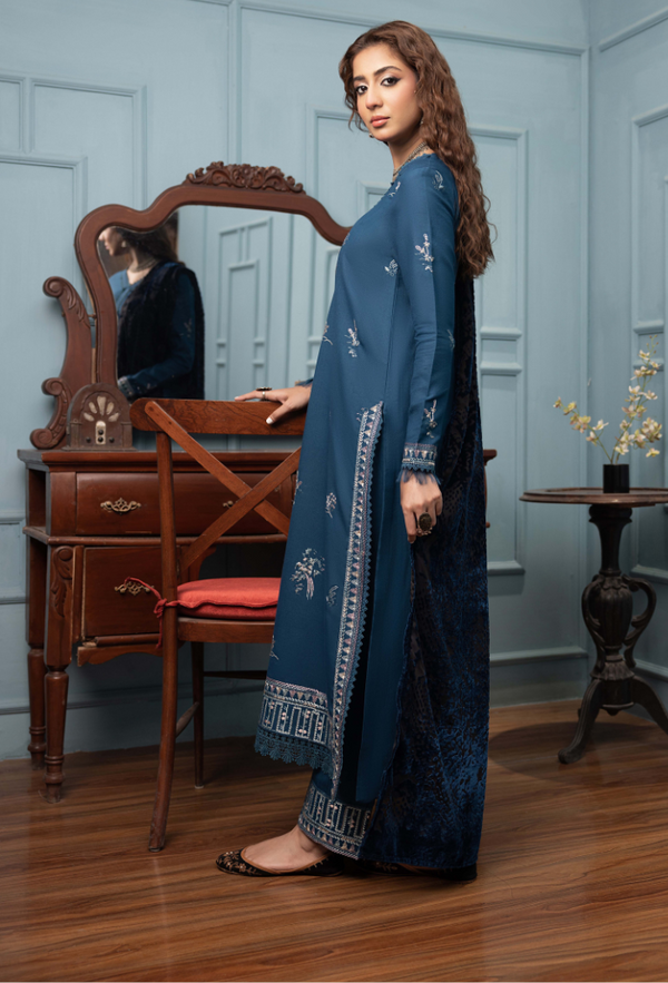 Humdum | Zouq 25 | D04 - by Libasekhas UK - Registered Vendor of : Humdum - 100% Original Designer Dress