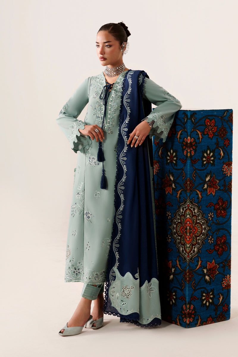 Qalamkar | Q Line Linen 26 | QLW-11 TALIYA - by Libasekhas UK - Registered Vendor of : Qalamkar - 100% Original Designer Dress