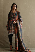 Mina Hasan | Signature Pret | Baroque In Black - by Libasekhas - Registered Vendor of : Mina Hasan - 100% Original Designer Dress