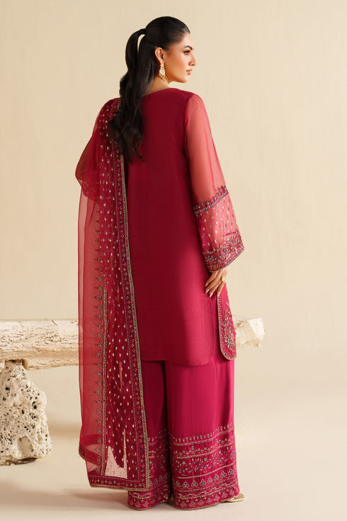 Naqshi | Feemora Organza Raw Silk | Yashal - by Libasekhas UK - Registered Vendor of : Naqshi - 100% Original Designer Dress