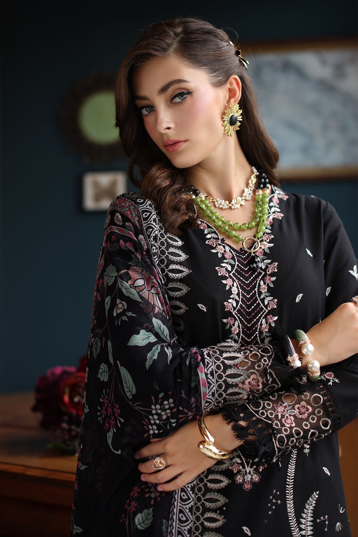 Nureh | Maya Lawn | NS-153 - by - Libasekhas UK - Registered Vendor of : Nureh - 100% Original Designer Dresss