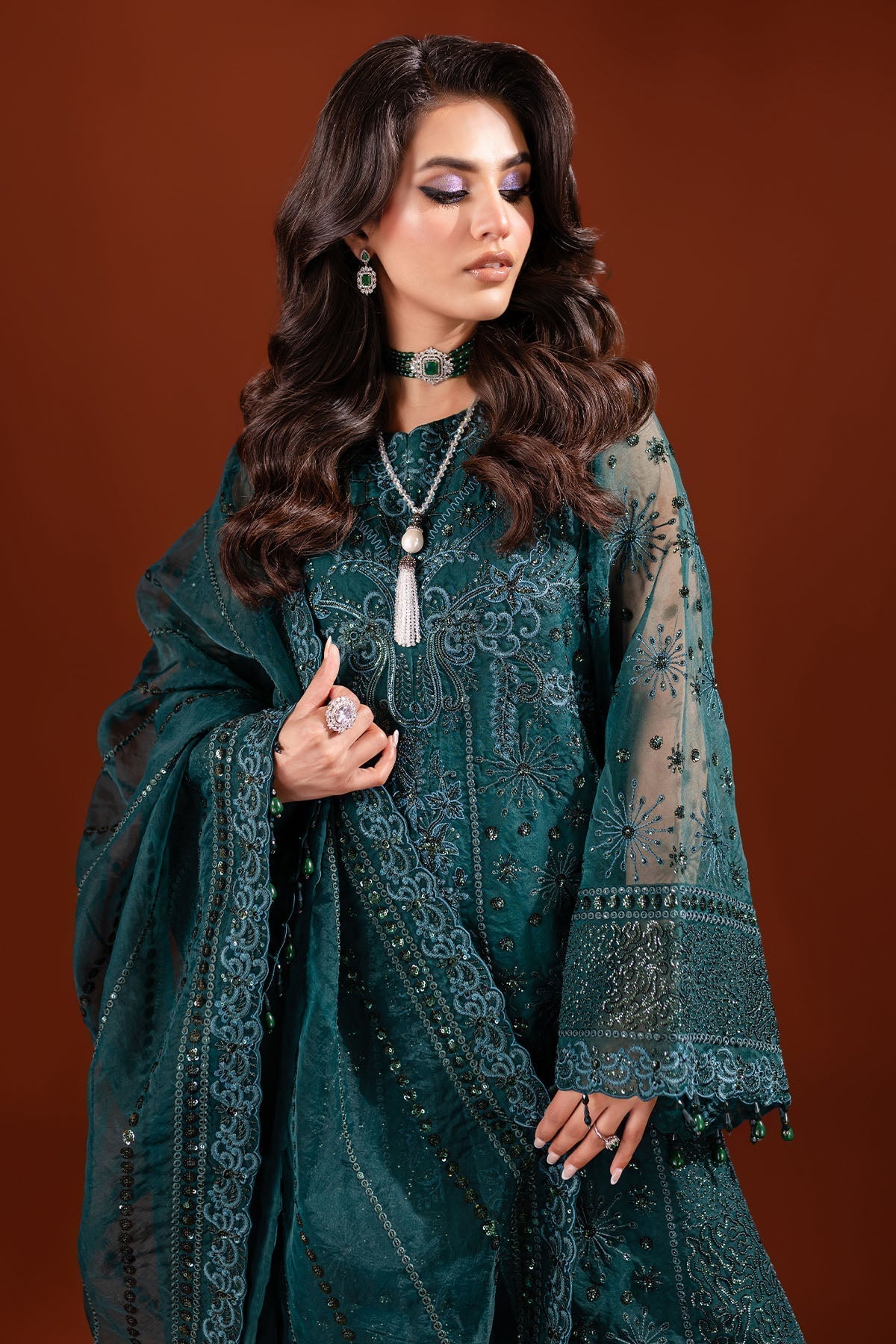 Nureh | Fancy Formals | NP-472 - by - Libasekhas UK - Registered Vendor of : Nureh - 100% Original Designer Dresss